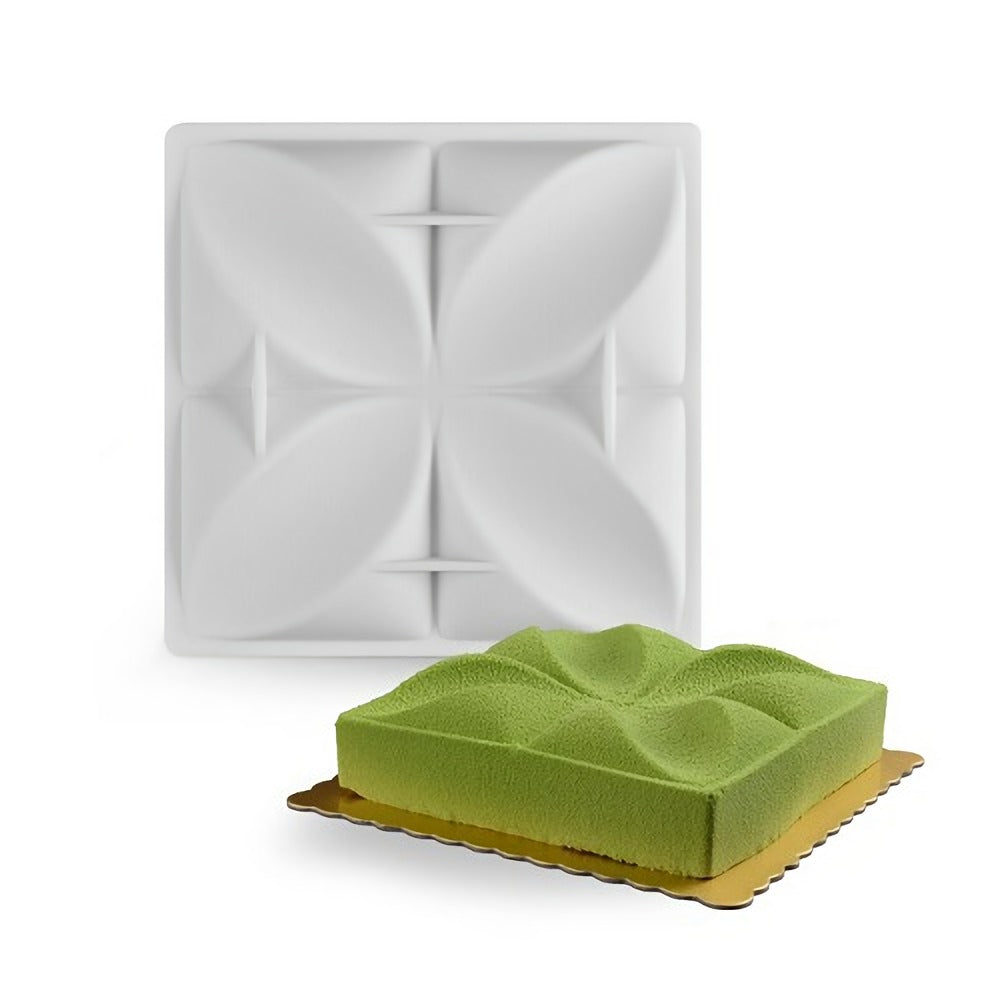 Silikolove Clover Geometric Silicone Mousse Cake And Baking Mold