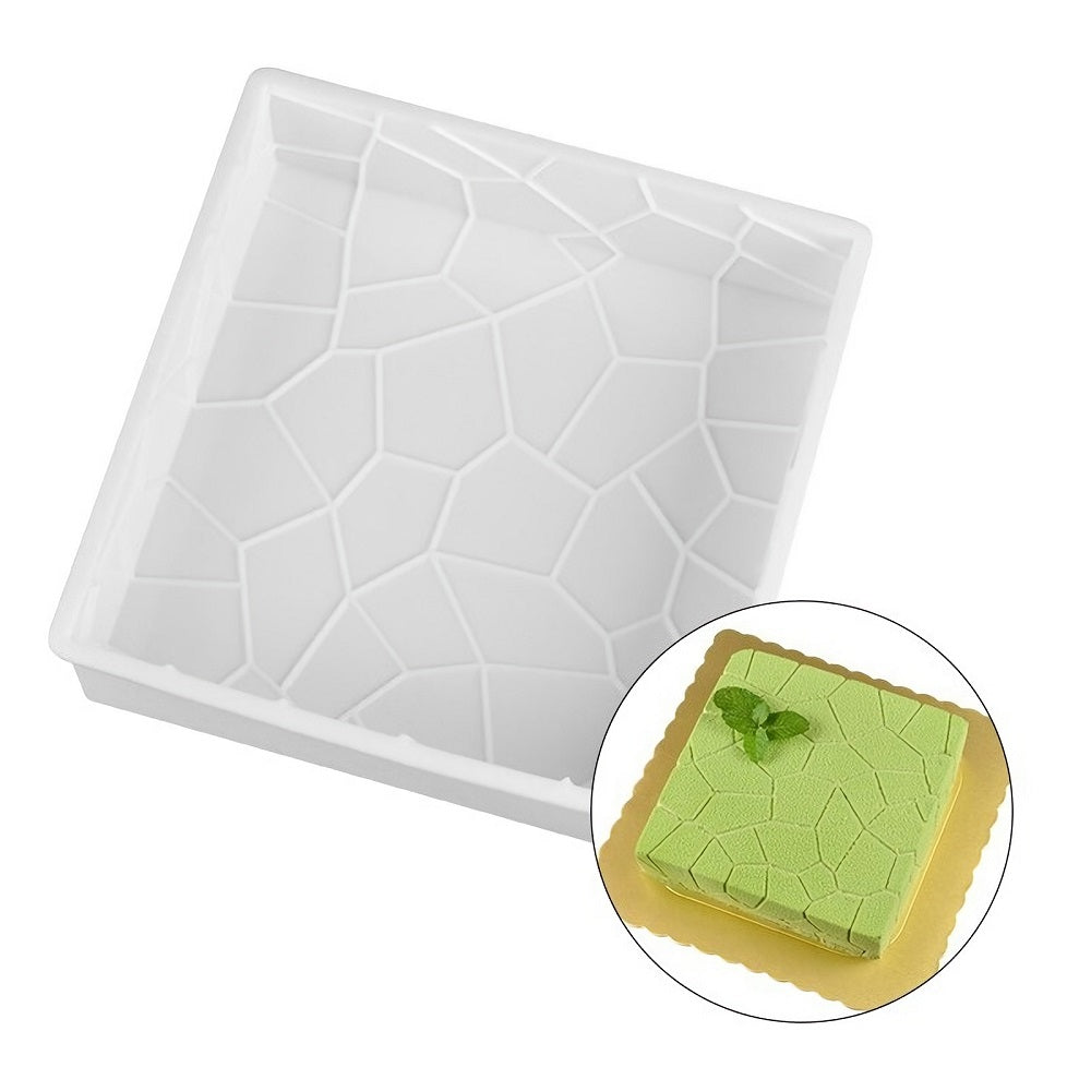 Silikolove Cracked Pattern Silicone Mousse Cake & Baking Mold