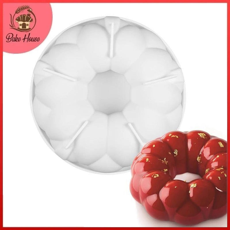 Silikolove Flower Shaped Silicone Mousse Cake & Baking Mold