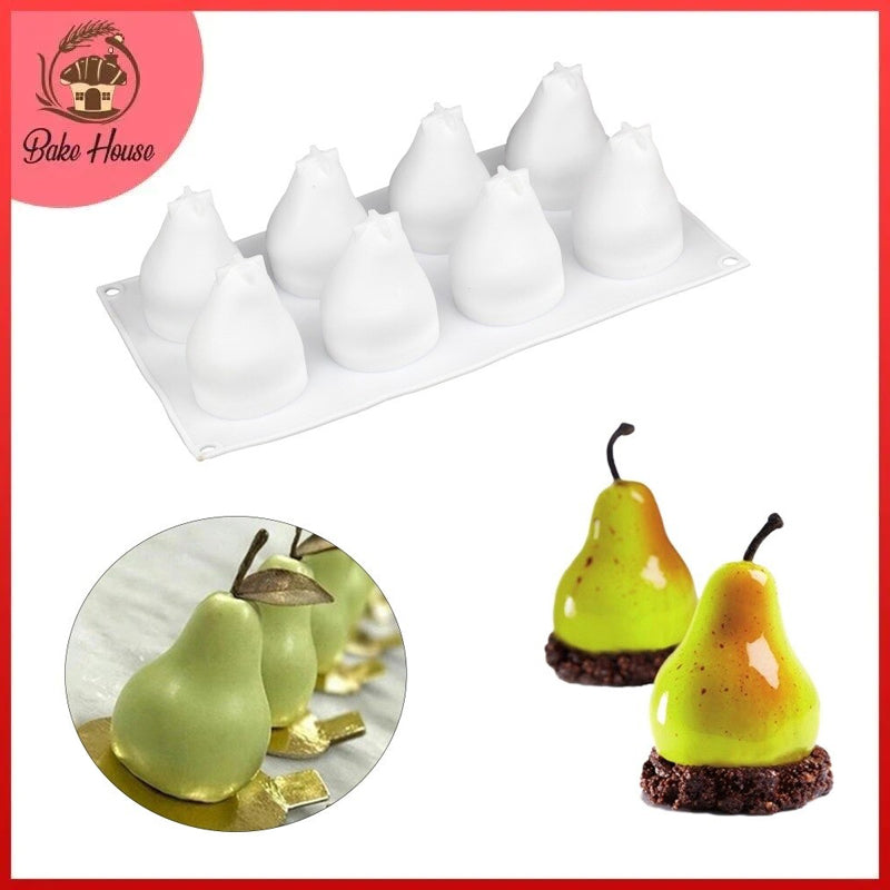 Silikolove Pear Shape 8 Cavity Silicone Dessert & Baking Mold