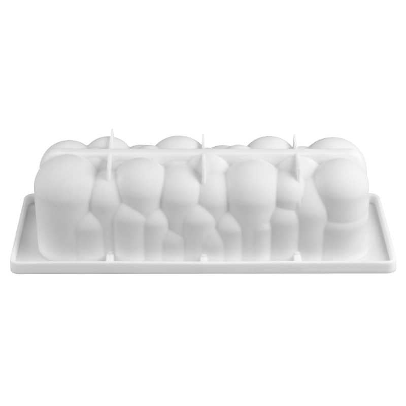 Silikolove Rectangle Bubble Silicone Mousse Cake & Baking Mold