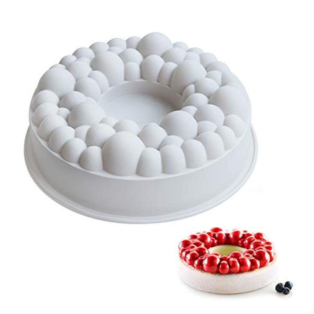 Silikolove Round Cherry Bubble Silicone Dessert & Baking Mold