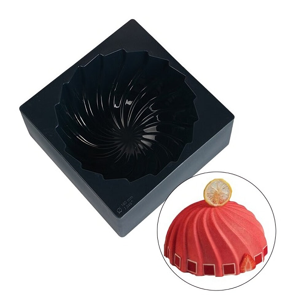 Silikolove Semicircle Shape Silicone Mousse Cake And Baking Mold