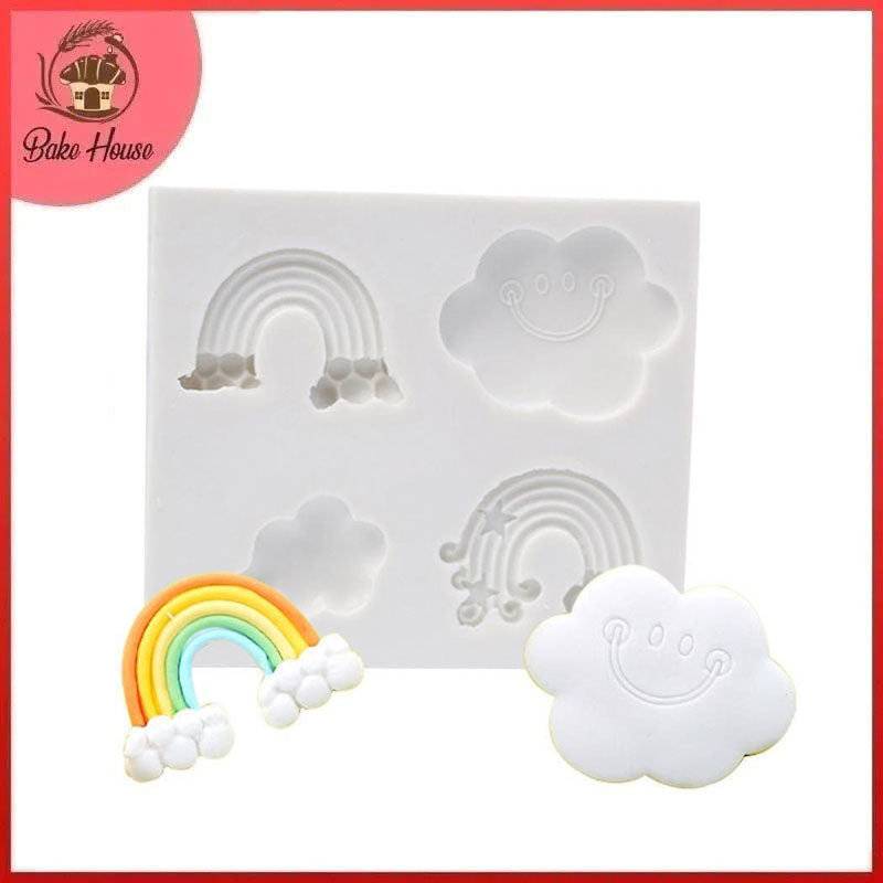 Sky Theme Silicone Fondant & Chocolate Mold 4 Cavity