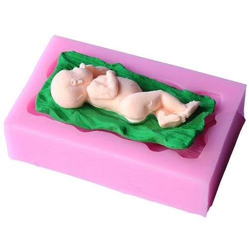 Sleeping Baby Silicone Fondant & Chocolate Mold