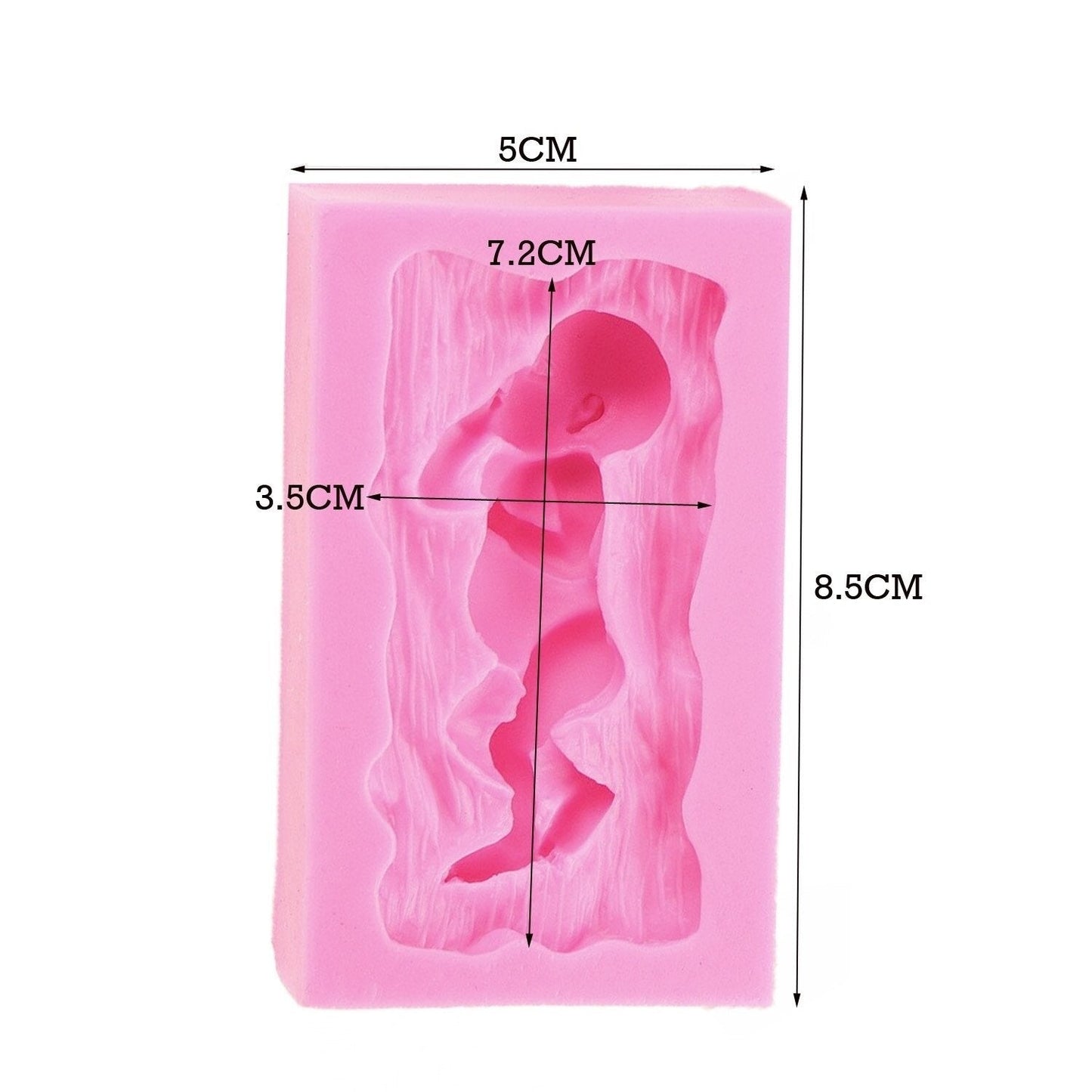 Sleeping Baby Silicone Fondant & Chocolate Mold