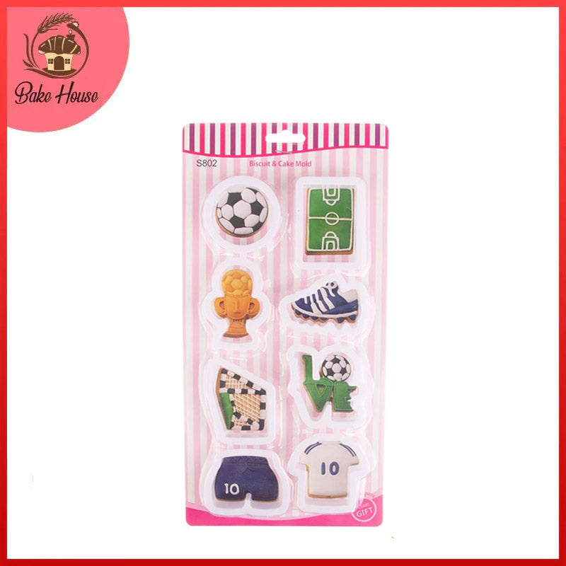 Soccer Theme Fondant & Cookie Cutter Set