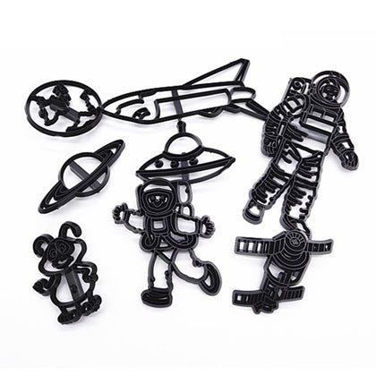Space Theme Fondant Cutter 11Pcs Set Plastic