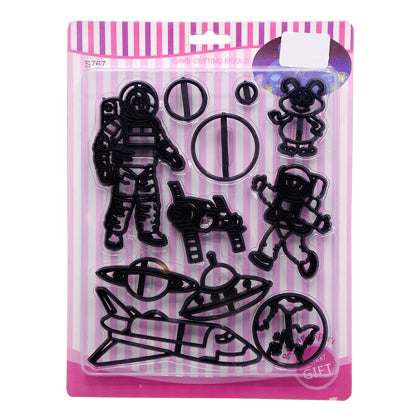 Space Theme Fondant Cutter 11Pcs Set Plastic