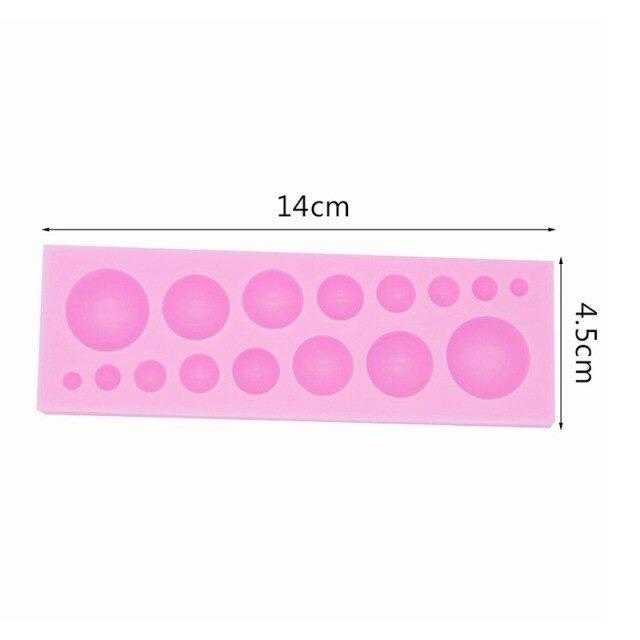 Sphere Ball Silicone Fondant & Chocolate Mold 16 Cavity