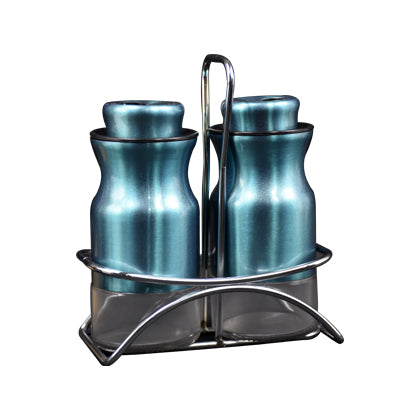 Spice Bottle 2Pcs Set Metal Convenient Rotating