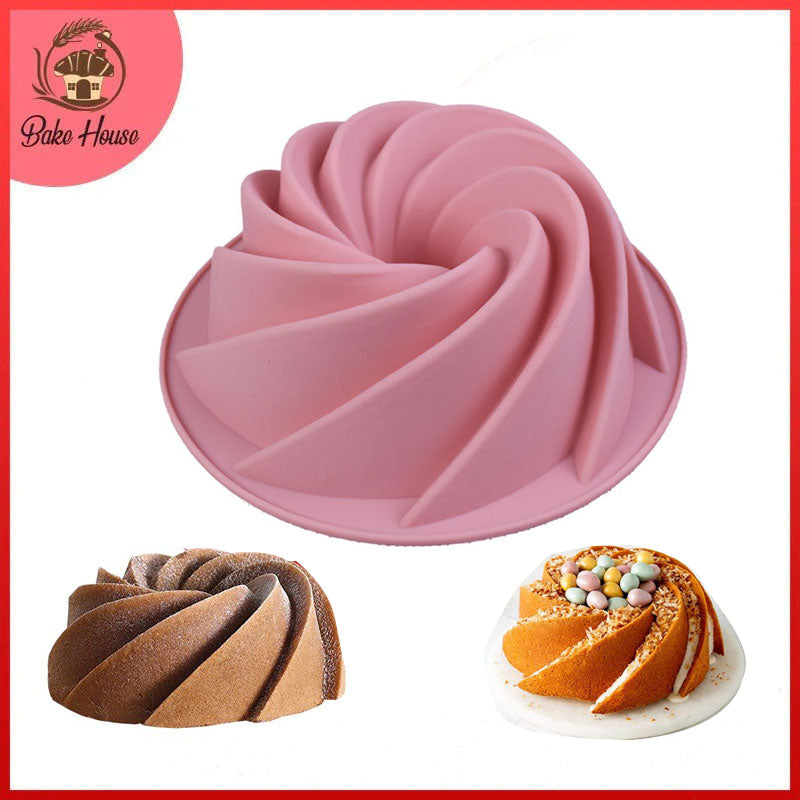 Spiral Bundt Silicone Cake Mould