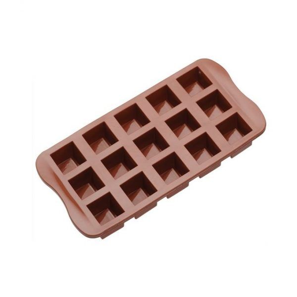 Square Candy Silicone Chocolate Mold 15 Cavity