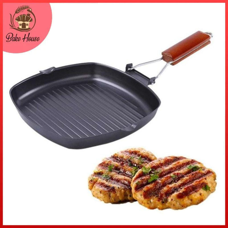 Square Grill Pan Non Stick Small 24cm