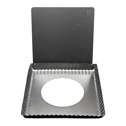 Square Tart Pie Pan With Loose Bottom Non Stick