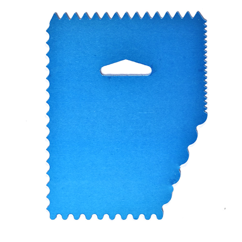 Stainless Steel Cake Comb Scraper (Pattern 4)