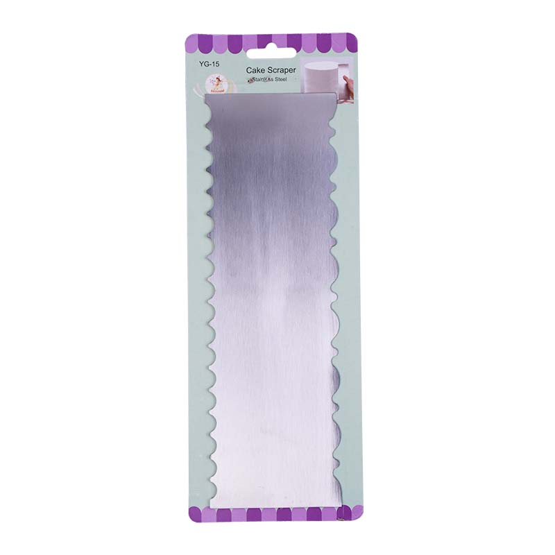 Double Sided Cake Edge Comb Stainless Steel