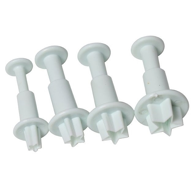 Star Plunger Cutter 4Pcs Set Plastic
