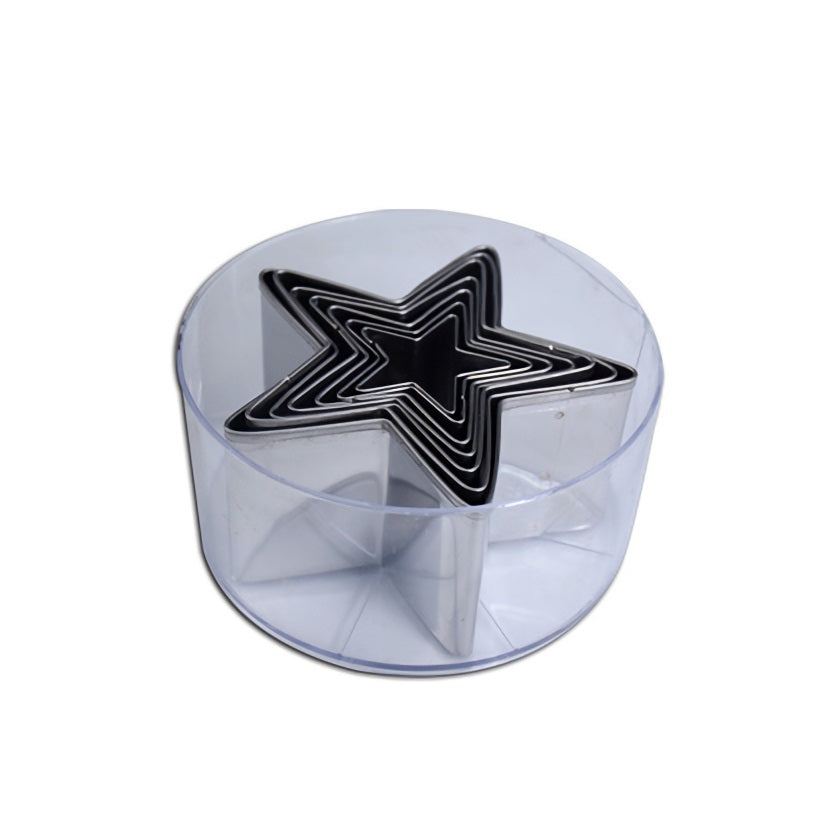 Star Shape Cookie Cutter Stainless Steel 7Pcs Set