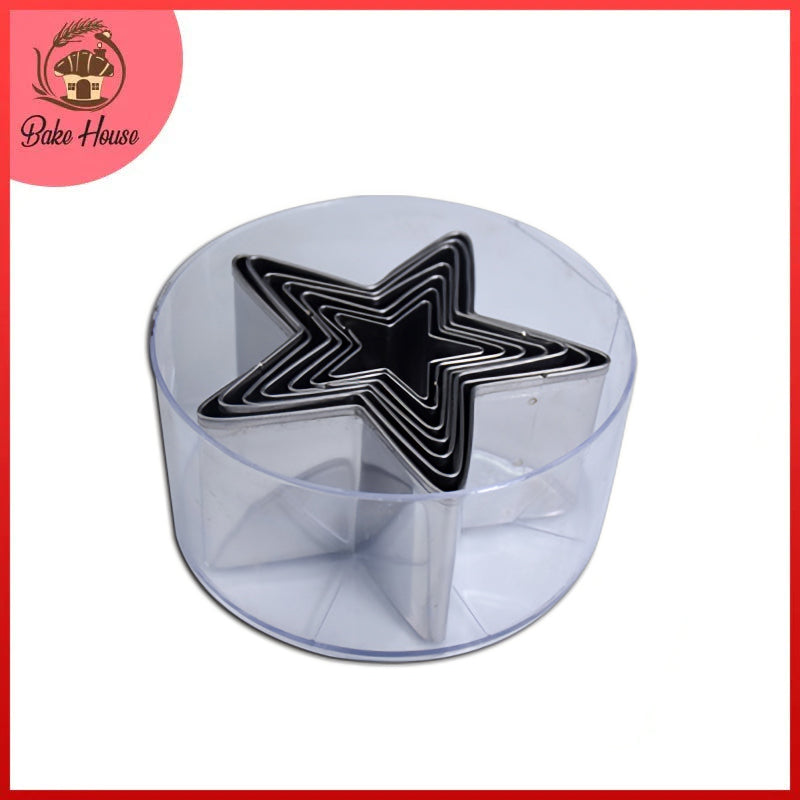 Star Shape Cookie Cutter Stainless Steel 7Pcs Set