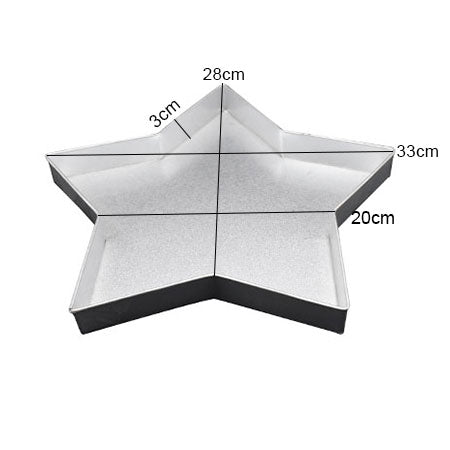 Star Shape Pizza Pan 3Pcs Set