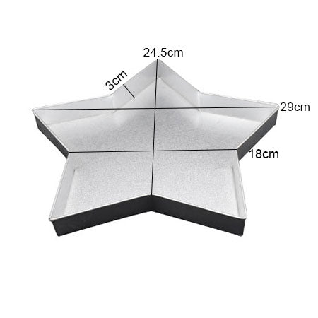 Star Shape Pizza Pan 3Pcs Set