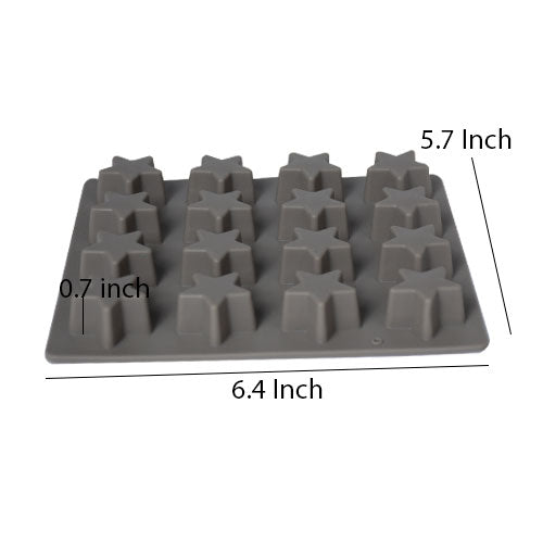 Star Silicone Chocolate Mold 16 Cavity