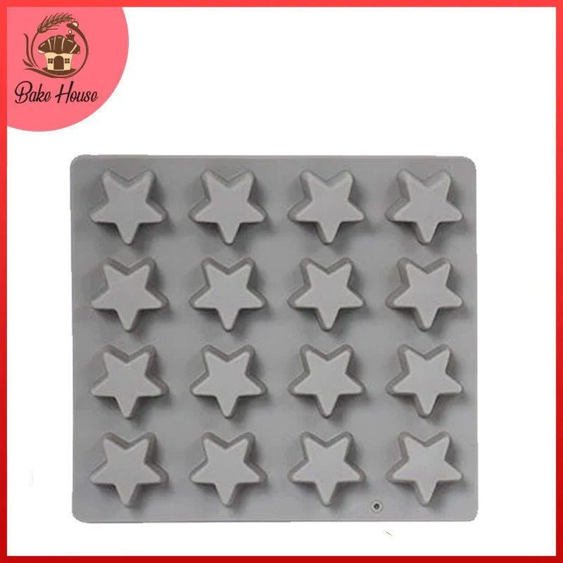 Star Silicone Chocolate Mold 16 Cavity