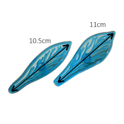 Stargazer Lily Flower Fondant Cutter 2Pcs Set Plastic