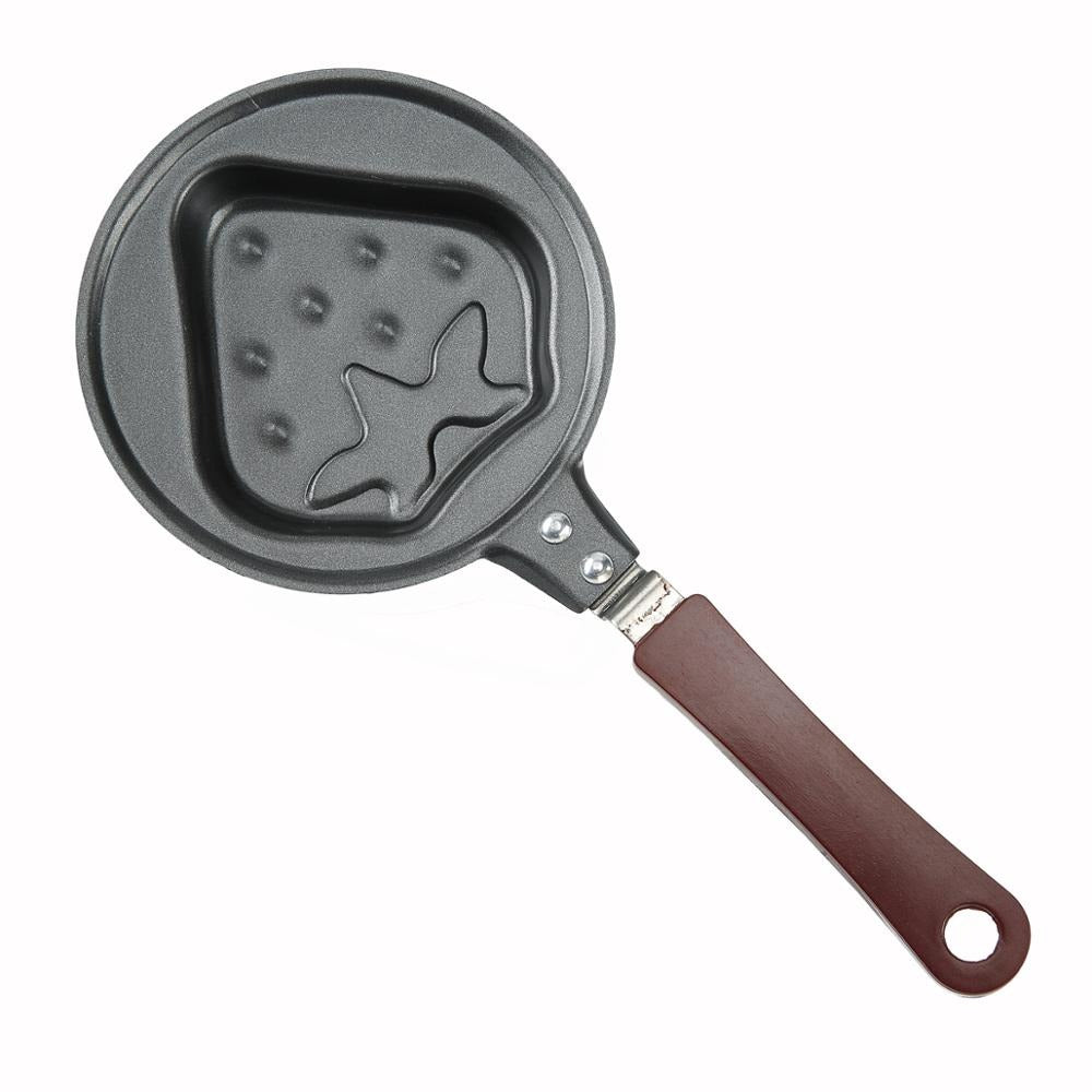 Strawberry Shape Mini Egg Fry Pan Non Stick
