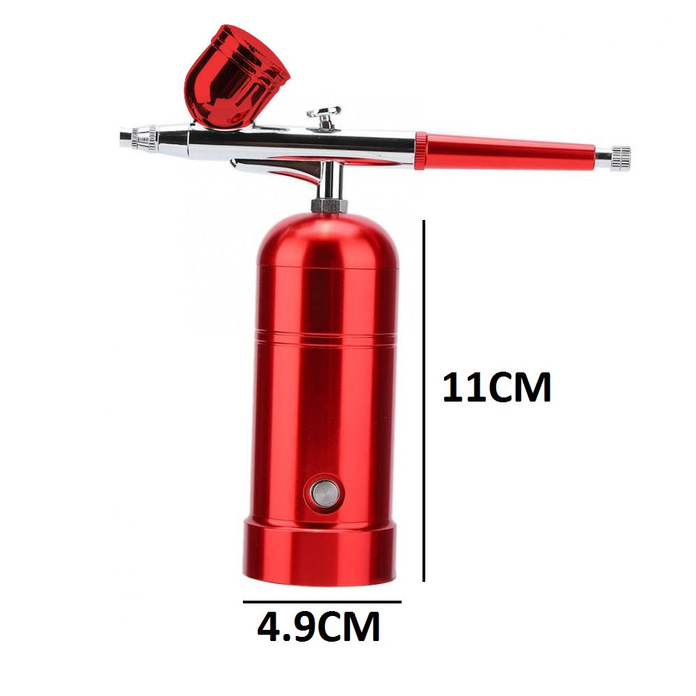 Stylish Rechargeable Wireless Air Brush Stainless Steel