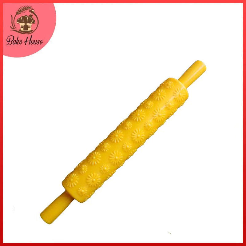 Sunflower Design Rolling Pin Plastic