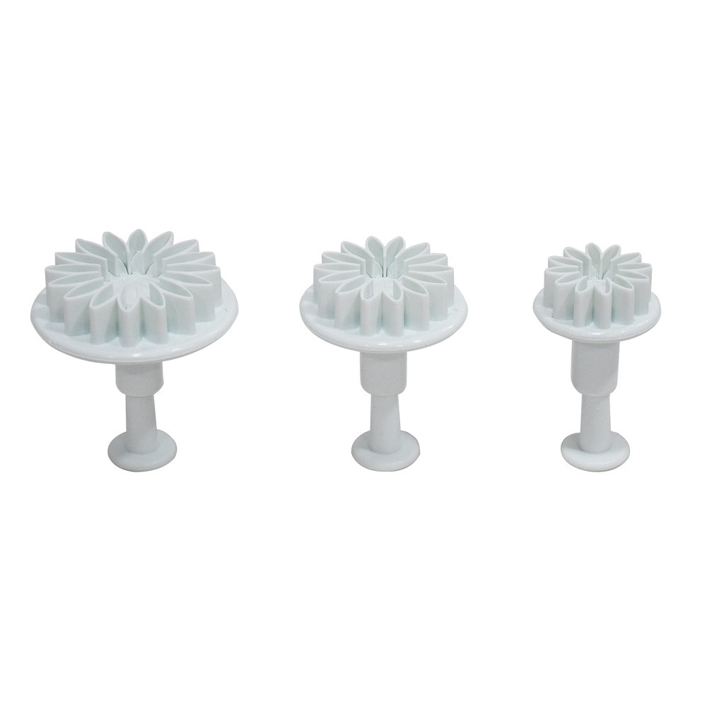 Sunflower Fondant Plunger Cutter 3Pcs Set