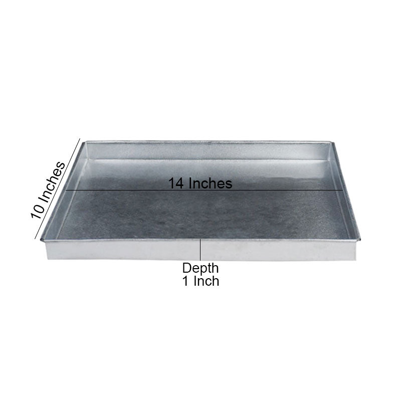 Swiss Roll Baking Tray Rectangle 10 X 14 Inch Galvanized Steel