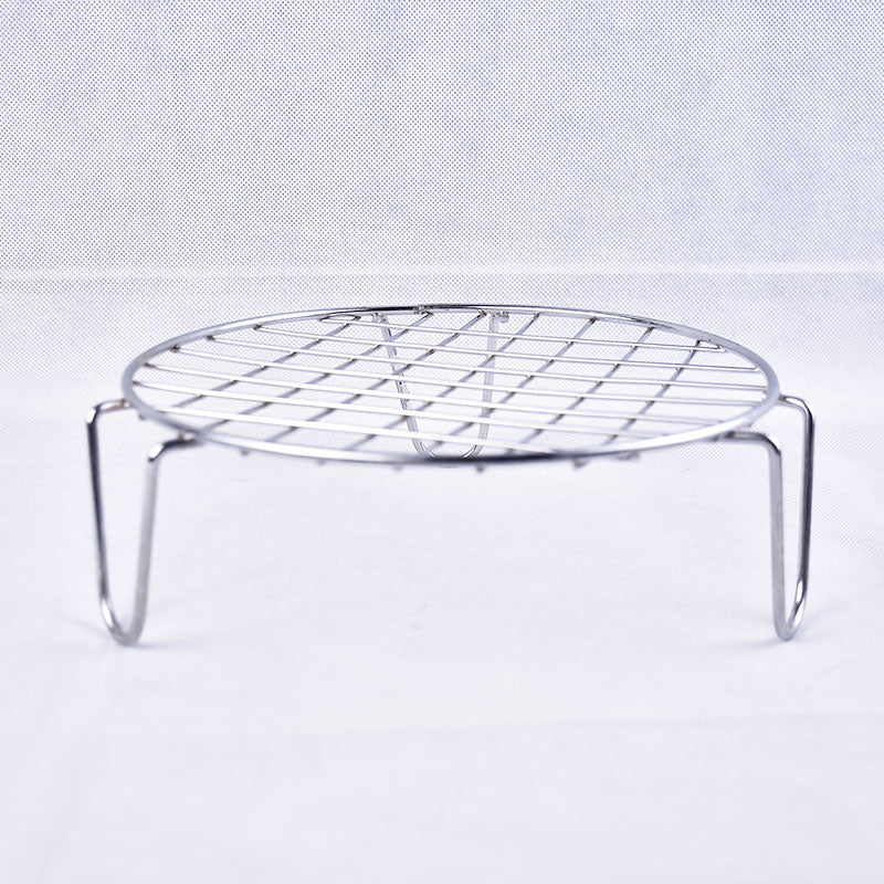 Tall Hot Pot Stand Round Stainless Steel