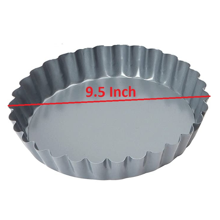 Tart Tin Pie Pan Round Silver 9.5 Inch