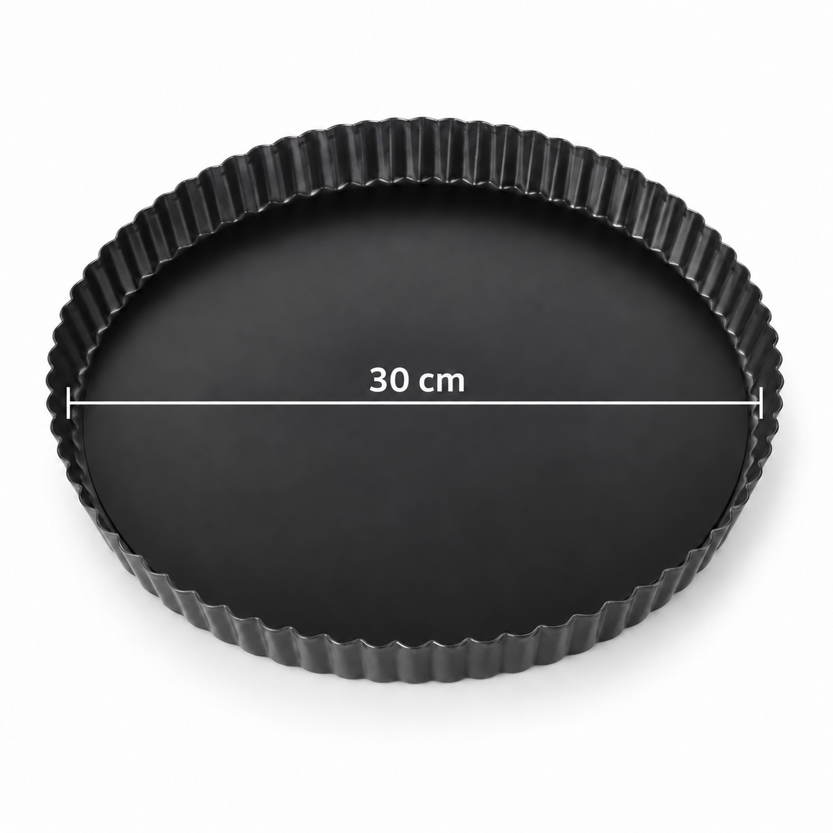 Non Stick Round Tart Pie Pan Loose Bottom 30cm