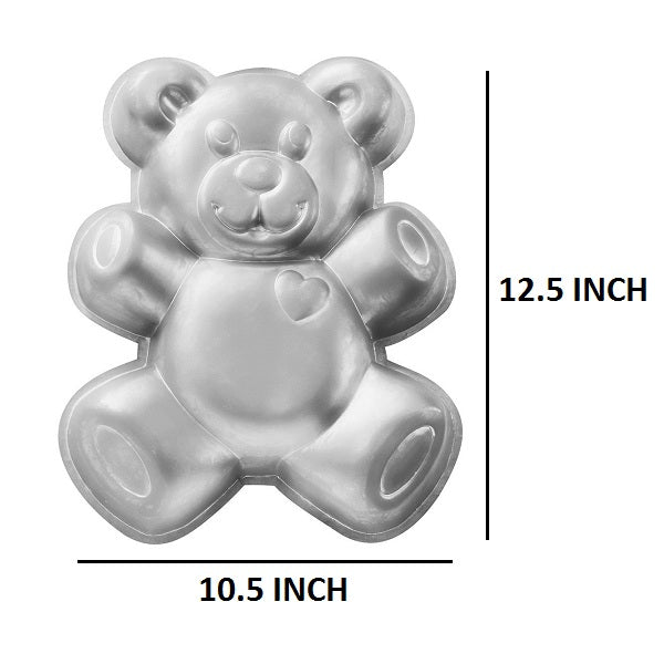 Teddy Bear Aluminium Cake Mold Large Size
