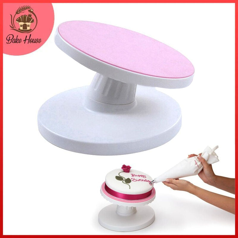 Tilting Cake Rotating Turntable Decorating Stand