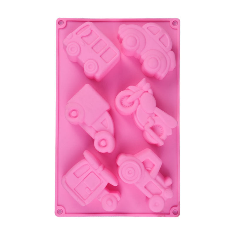 Transport 6 Cavity Silicone Soap & Baking Mold