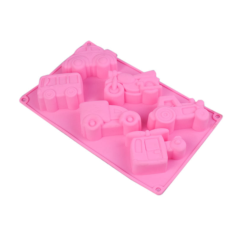 Transport 6 Cavity Silicone Soap & Baking Mold