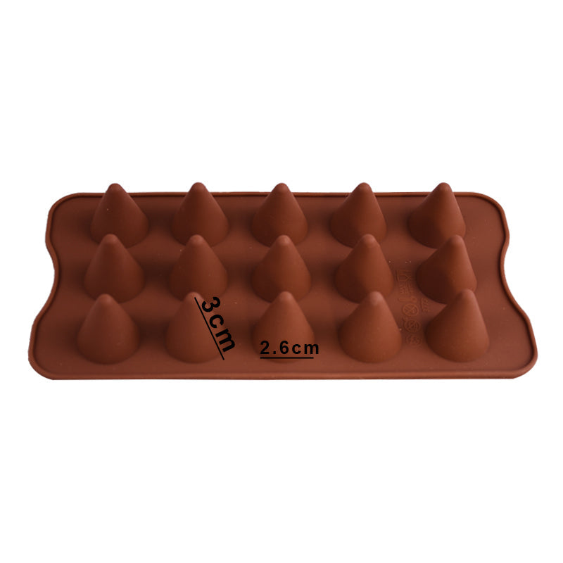 Triangle Candy Silicone Chocolate Mold 15 Cavity