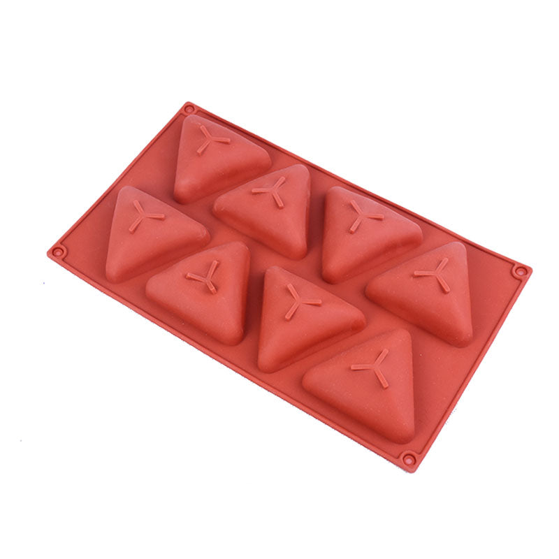 Triangle Silicone Chocolate Mold 8 Cavity