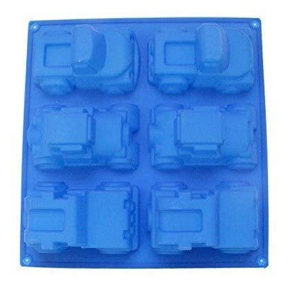 Truck Car & Jeep Silicone Mold 6 Cavity