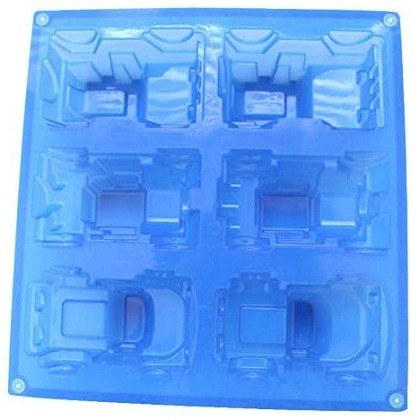 Truck Car & Jeep Silicone Mold 6 Cavity