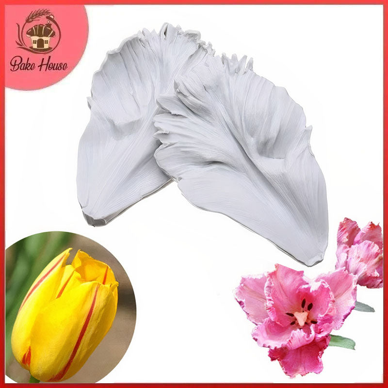 Tulip Petal Silicone Fondant Mold 2Pcs Set