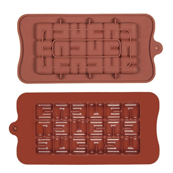 U Shape Silicone Chocolate Bar Mold