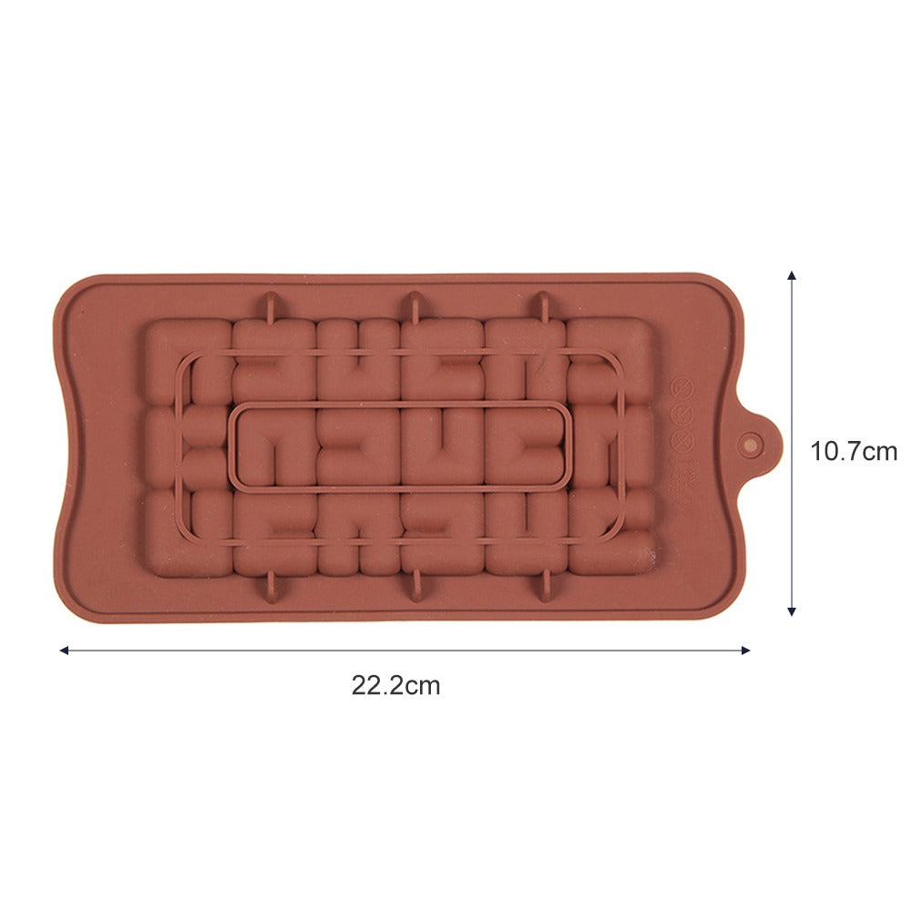 U Shape Silicone Chocolate Bar Mold