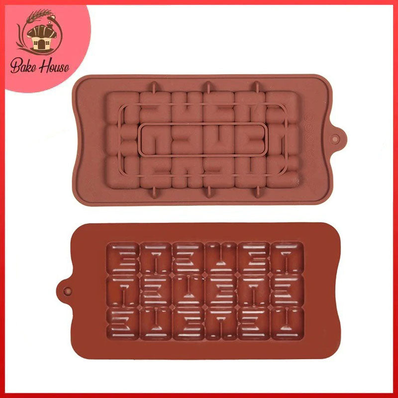 U Shape Silicone Chocolate Bar Mold