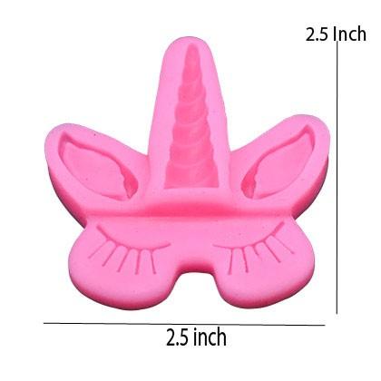 Unicorn Ear Eye Silicone Fondant Mold